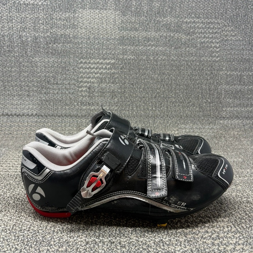 Bontrager Race DLX Road Cycling Shoes Mens 12 EU 45 Shimano SPD-SL Cleats Black